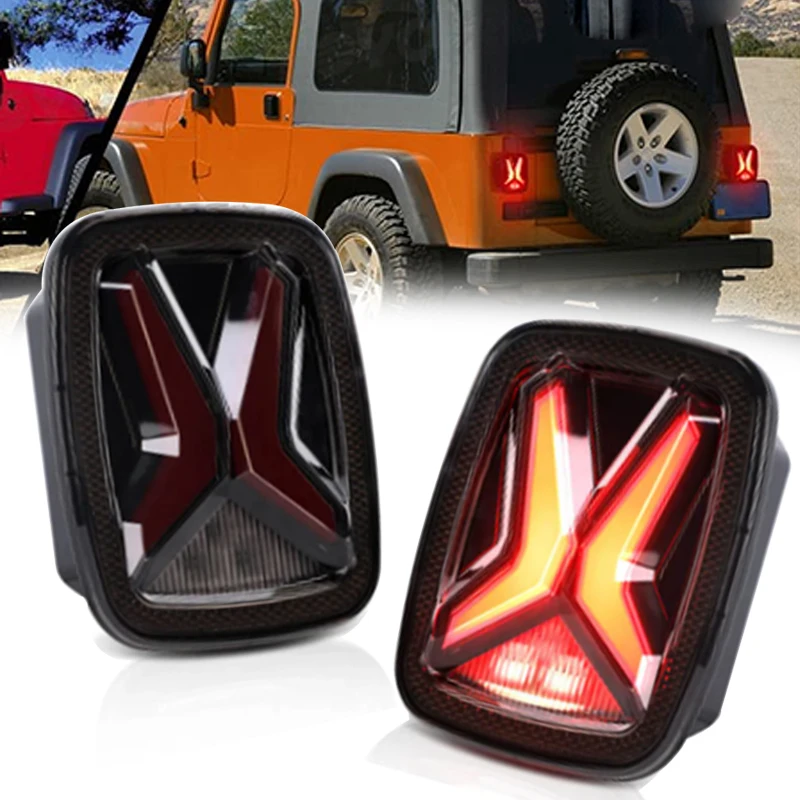 

2 шт., задний фонарь для Jeep Wrangler TJ CJ YJ 76-06