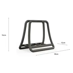Universal Foldable Laptop & Tablet Desktop Stand Holder (Black)