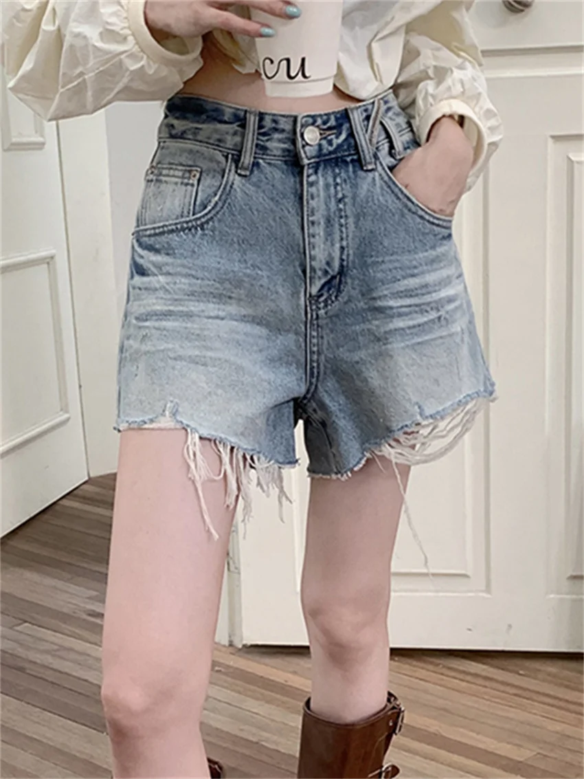 

Женские шорты PLAMTEE с широкими штанинами, облегающие пикантные Летние повседневные шикарные джинсы для ночного клуба для девушек, тонкие джинсы в офисном стиле, модель 2023 года