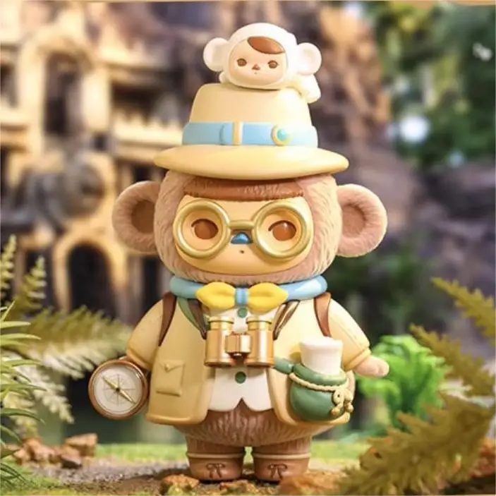 

Фигурка археолога PUCKY Monkey, милая кукла, дизайнерская игрушка, Ограниченная Коллекция, орнамент