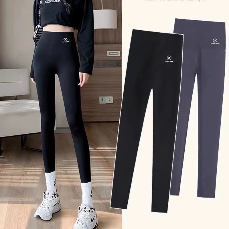 

Legging Fall and Winter Pantalones Thickened Shark Pants Women's External Wear Cycling Pants to Lift the Buttocks Sports Pants
