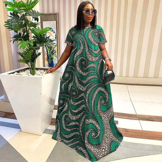 Preye Abaya Dashiki Long Maxi Dress
