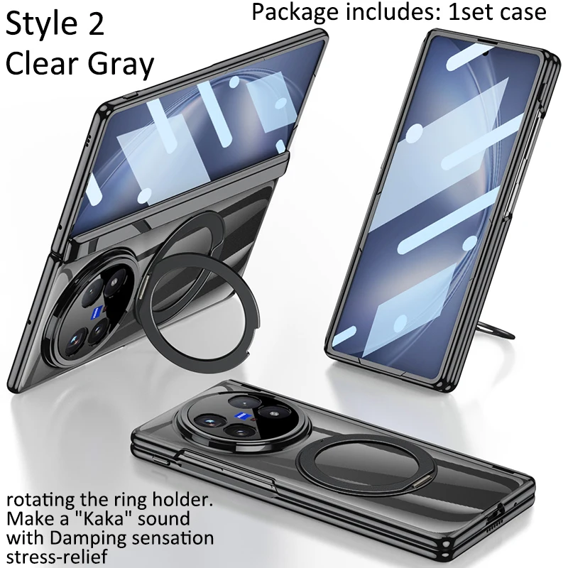 Magnetic Rotating Ring Holder Phone Case