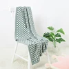 Newborn Baby Blankets Cotton Soft Toddler Kid Bedding Sofa Crib Quilt 100*80 CM Plaid Infant Boy Girl Stroller Wrap Swaddle Knit 4