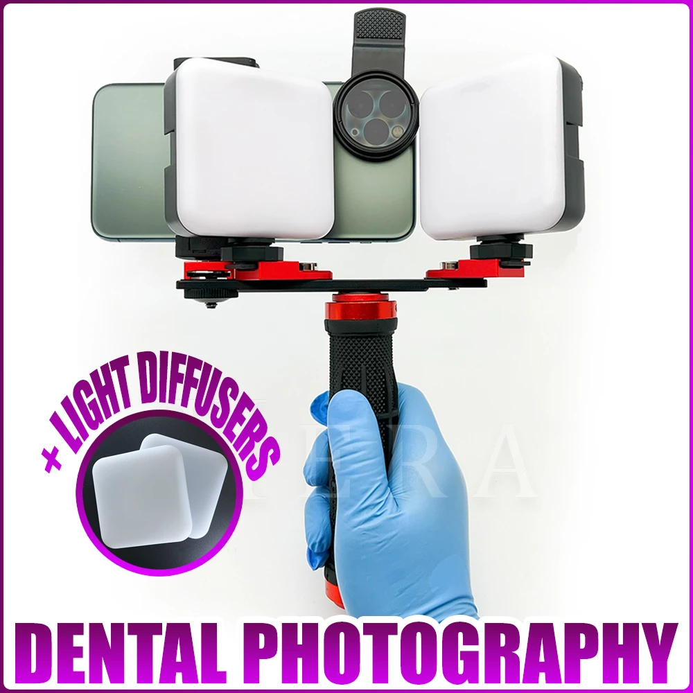 Dental Photography Kit Mobile Phone Flashlight for Dentistry Photo