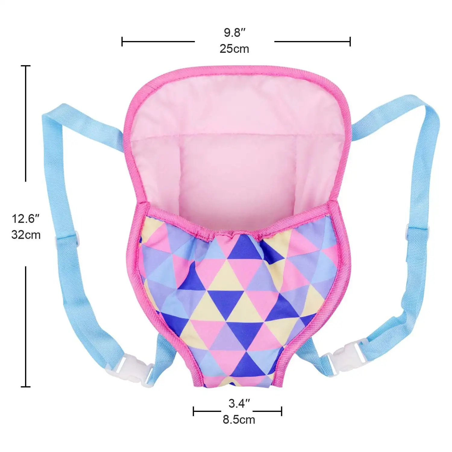 Doll Accessories Baby Doll Carrier Toys Baby Dolls Backpack for 12-18 Inch Doll Carrier Bag Pretend Play Gift for Girls - 2