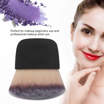 Pennello per trucco Pennello per fard in polvere di bellezza Pennello per fondotinta professionale portatile Mini cosmetici Strumento di bellezza per trucco con base morbida