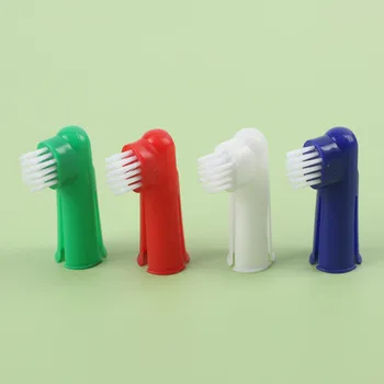 Dog Toothbrush Soft Pet Finger Dog Brush Bad Breath Tartar Teeth Tool Dog Accessories Cleaning Supplies Pet Products