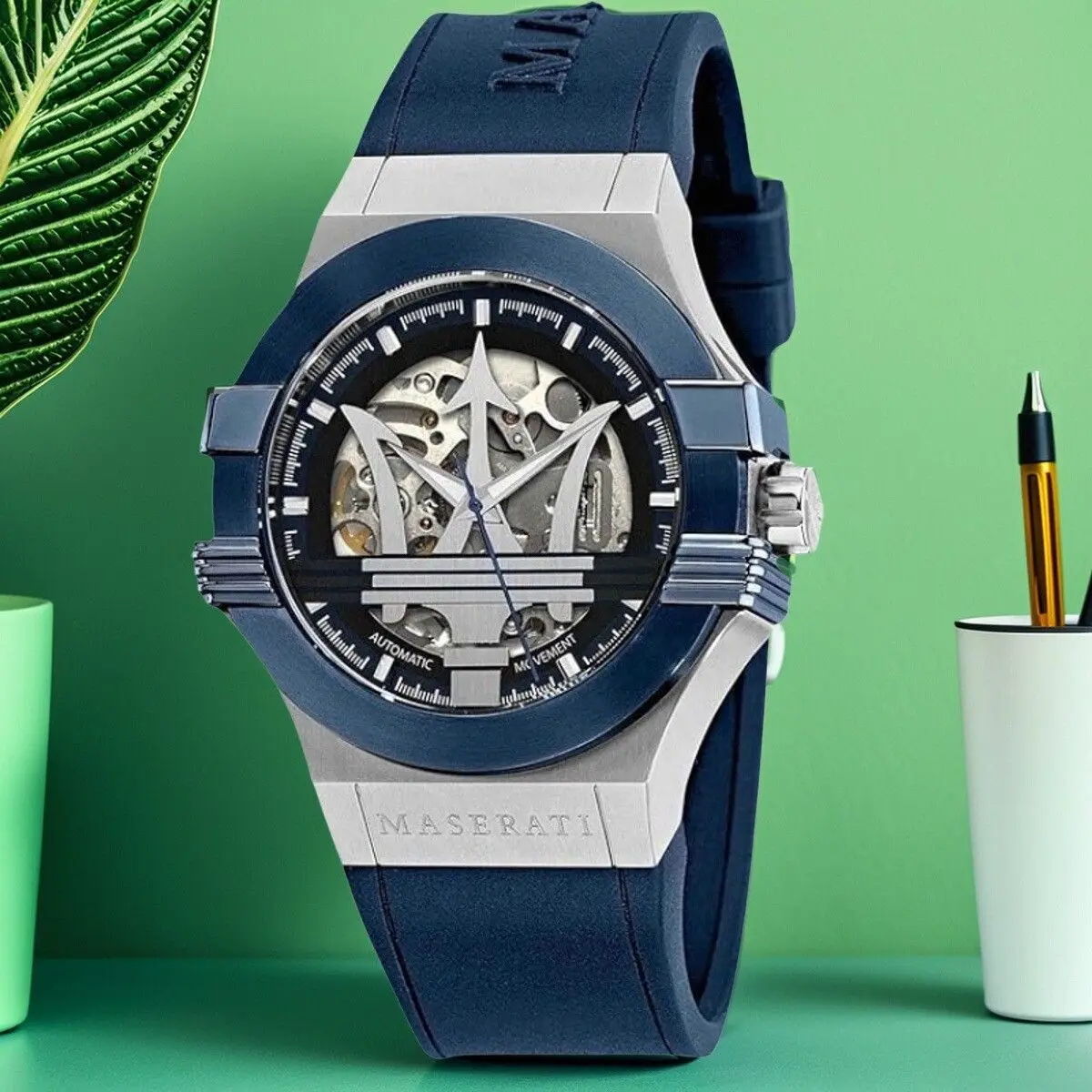 Maserati mechanical watch men's POTENZA power series Trident