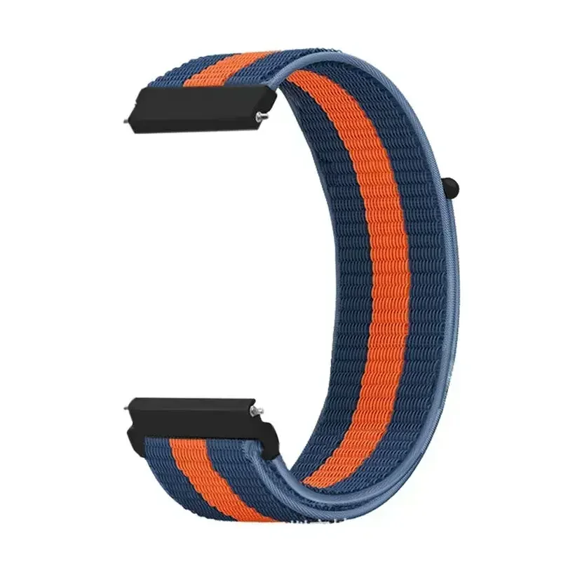 Sporty 22mm Breathable Nylon Loop Watch Bracelet Wristband