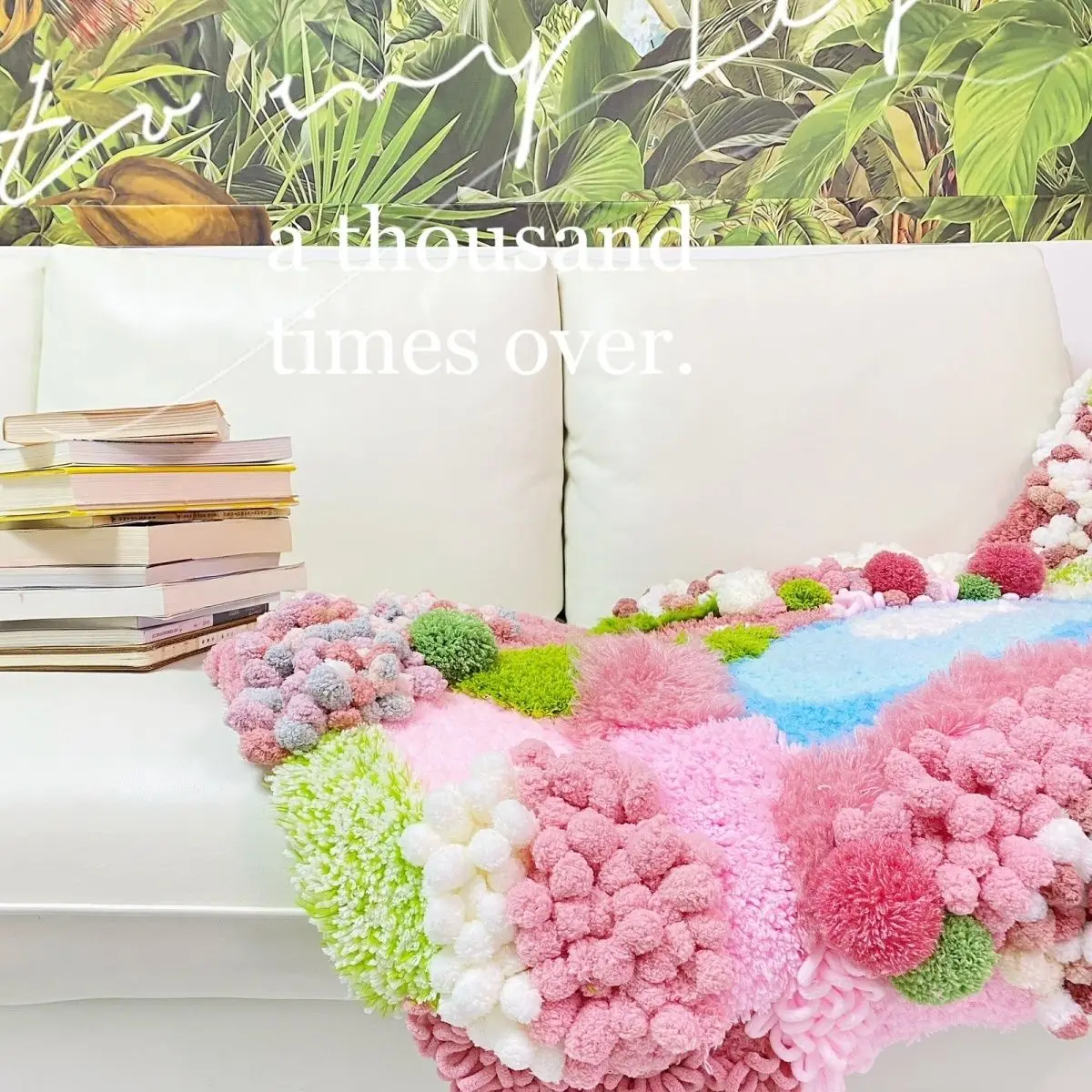 Moss Carpet Handwoven DIY Handmade Gift 4
