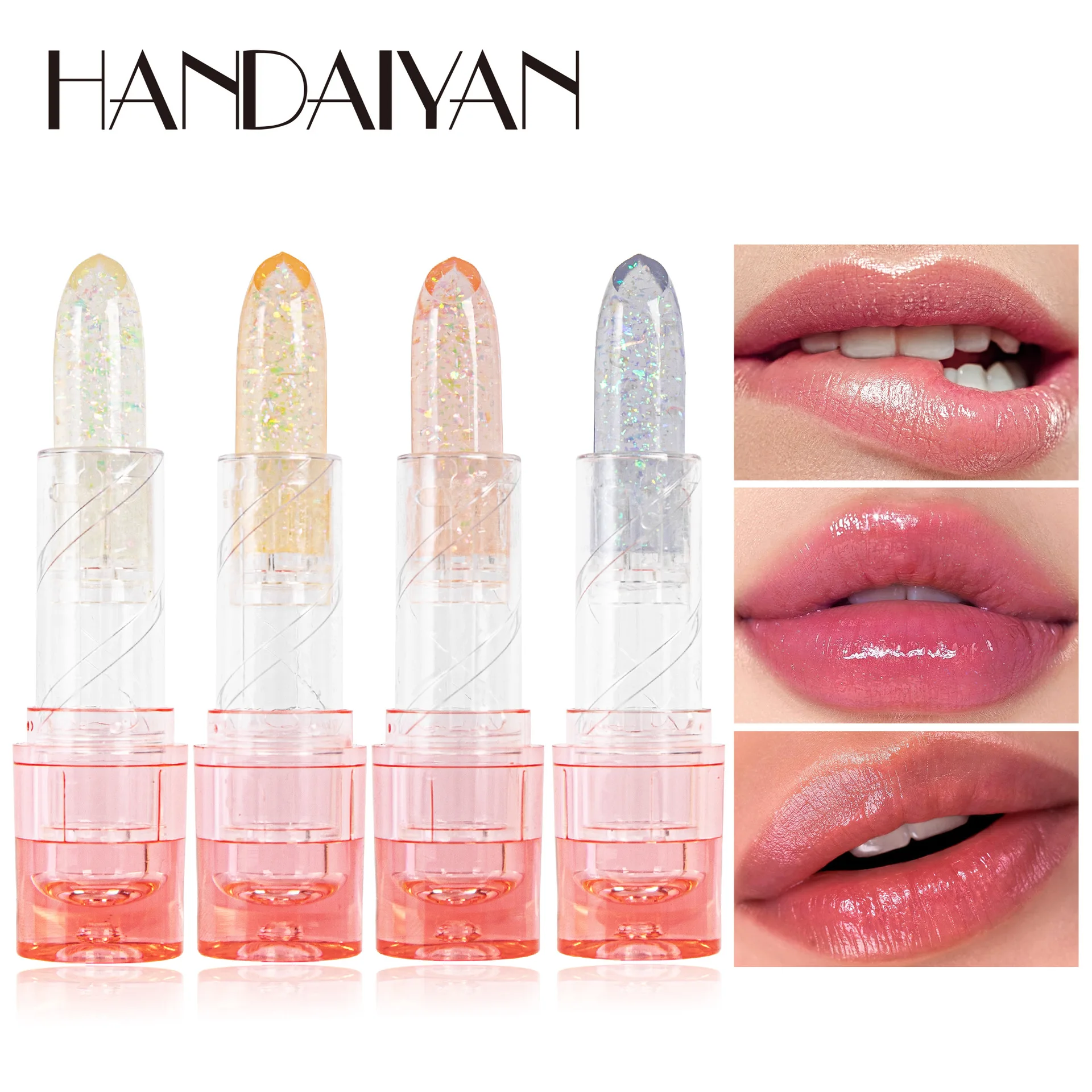 

Chameleon glitter lukewarm lipstick moisturizing jelly lipstick