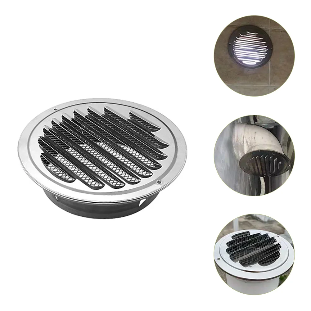 

Air Vent Cover Round Air Vent Louver Grille Cover Ventilation Accessory 120mm