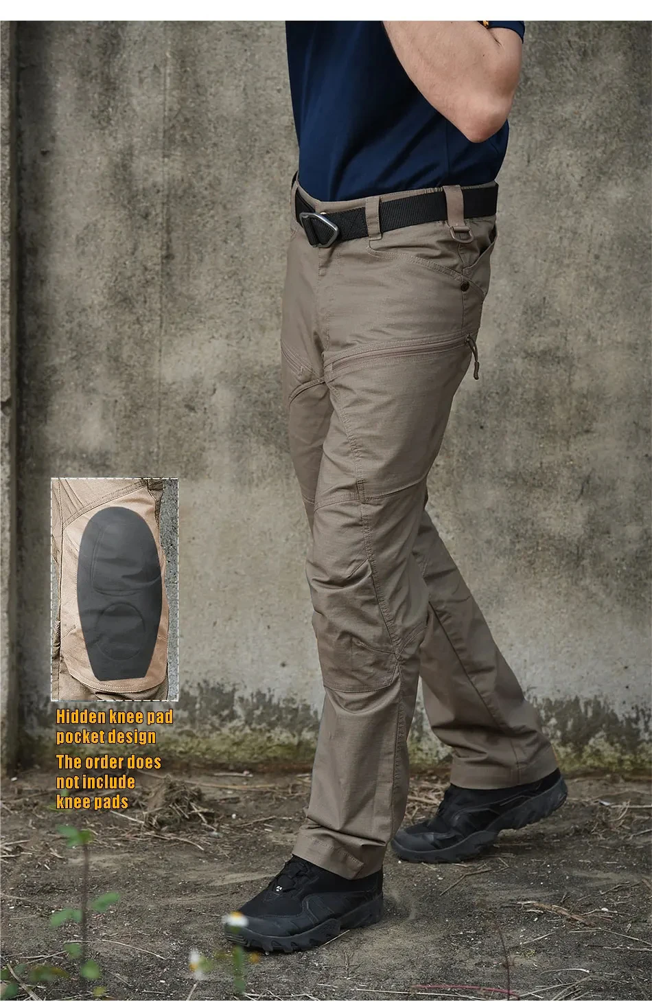 KIICEILING KBZ Tactical Pants Men's Cargo Pants Stretch Ripstop