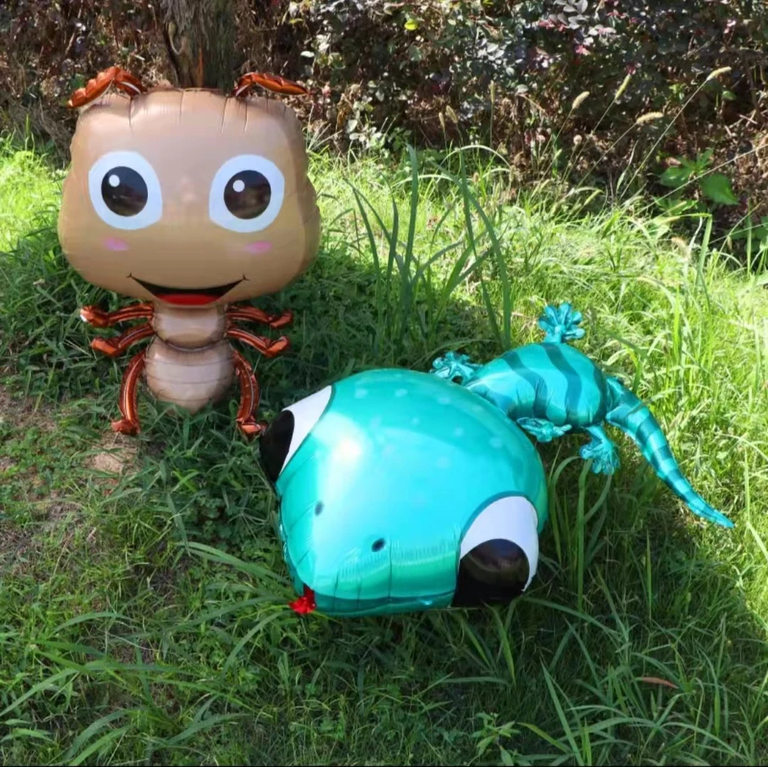 

Partyshine милый Gecko насекомое животное фольгированный шар Хэллоуин/Рождество/С Новым Годом/день рождения фотоэлемент/детский день/украшение