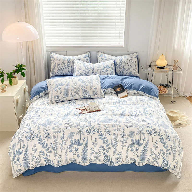 Down Duvet Cover Printed Plaid Landscape Single Bed And Double Bed Cover duvet cover