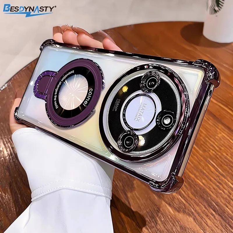 Shockproof Magnetic Bracket Plating Case Cover