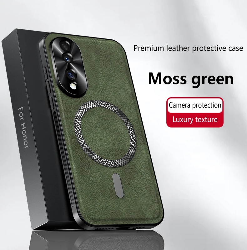 Leather Full-Cover Magnetic Waterproof Shockproof Phone Case