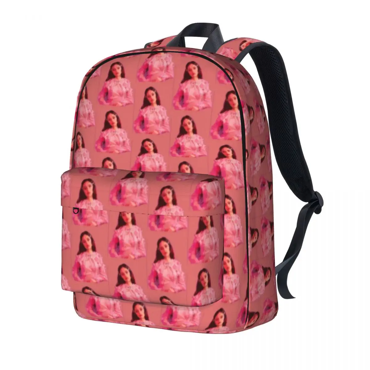 

Jennas Ortegas Portrait Backpack Pop Art Travel Backpacks Male Custom Lightweight High School Bags Casual Rucksack