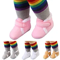 0-18 Months Newborn Baby Shoes for Boys and Girls Winter Warm Cotton Fashion Cute Snow Boots Comfortable Soft Sole Walking Shoes 6