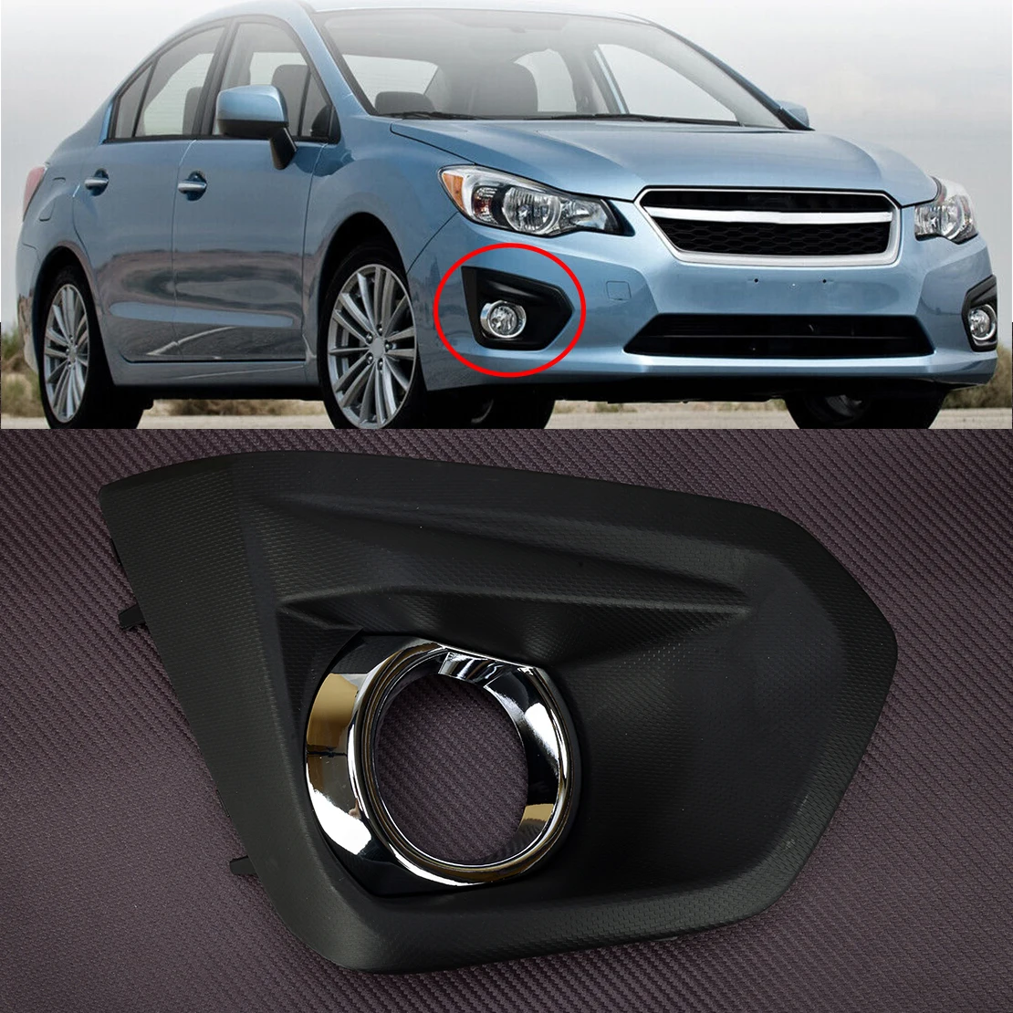 

Передняя правая противотуманная флисовая Обложка для Subaru Impreza 2012 2013 2014