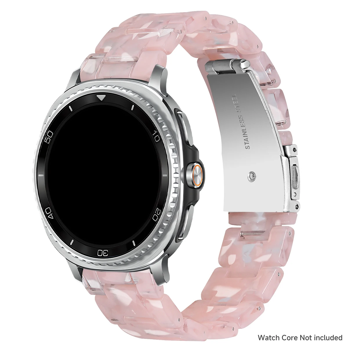 Luxury Transparent Resin Strap - Premium Link Bracelet