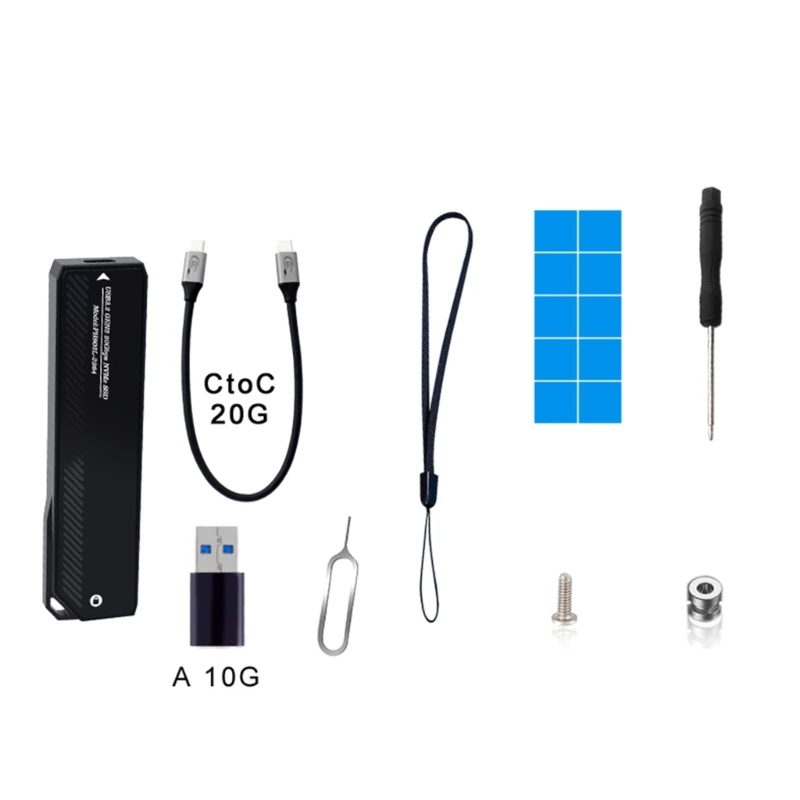 M.2 NVMe-USB C   ʿ  USB3.2 Gen2x2 20Gbps NVMe-USB C ȯ M.2 NVMe PCIe NVME SSD  Ŭ P0RC