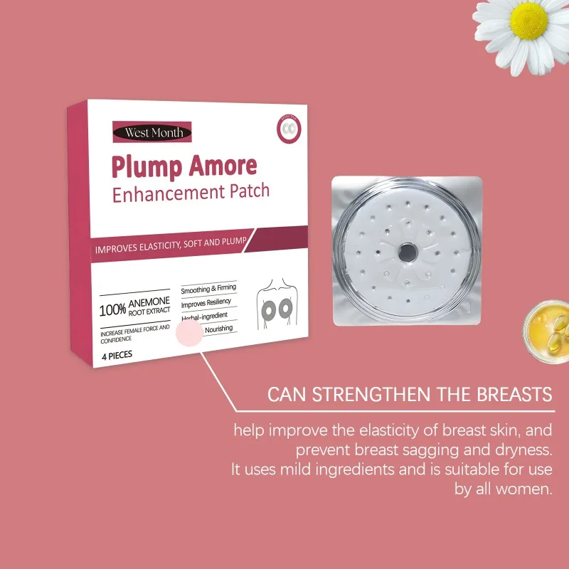 Breast Patch Plump Amore Enhancement Promote Female Hormone Lift Firming Breast Growth Plumping Massage