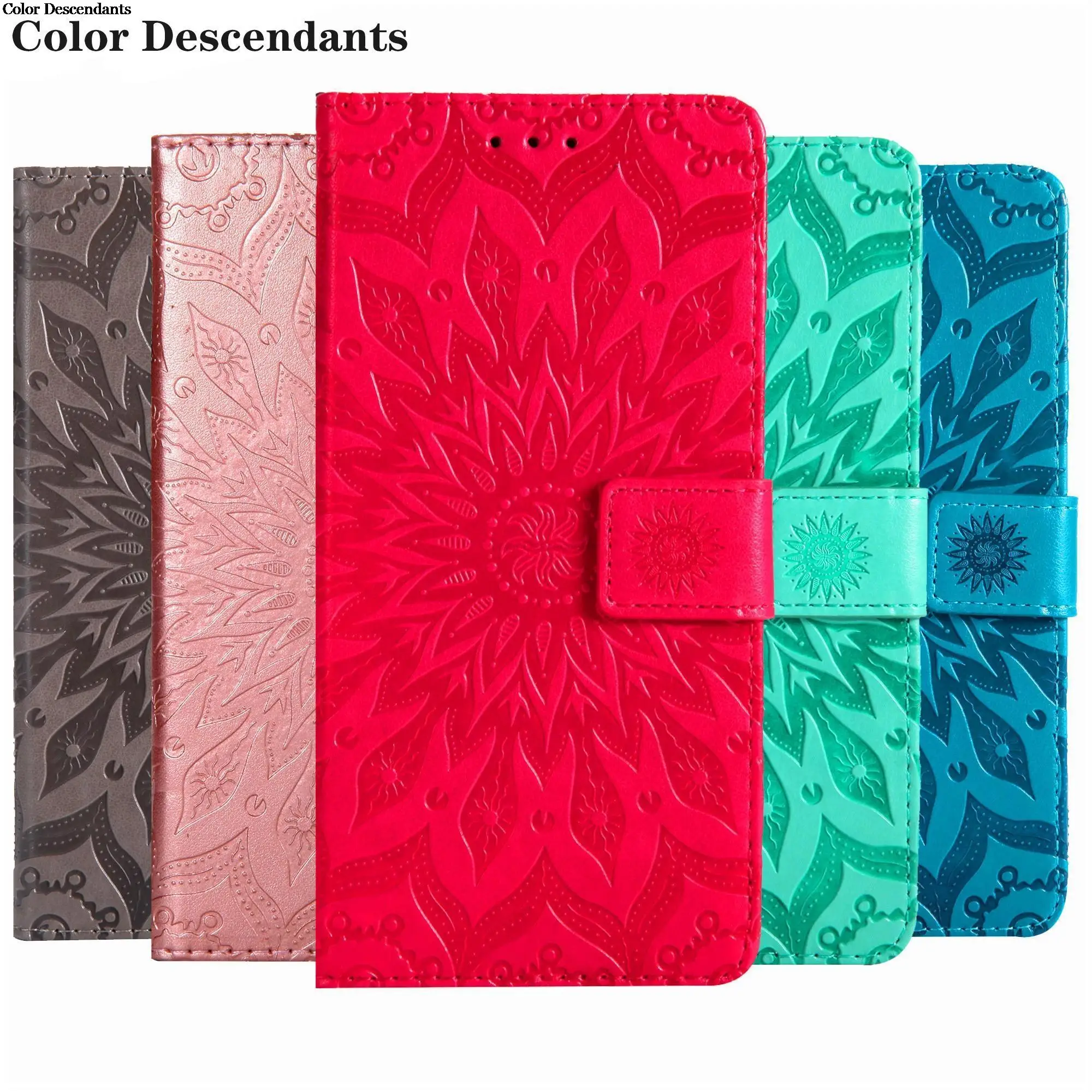 3D Leather Flip Cover For Apple Iphone 13 12 Mini 11 Pro X Xr Xs Max 6 6S 7 8 Plus Se 2020 5 5S Wallet Card Pocket Case Coque