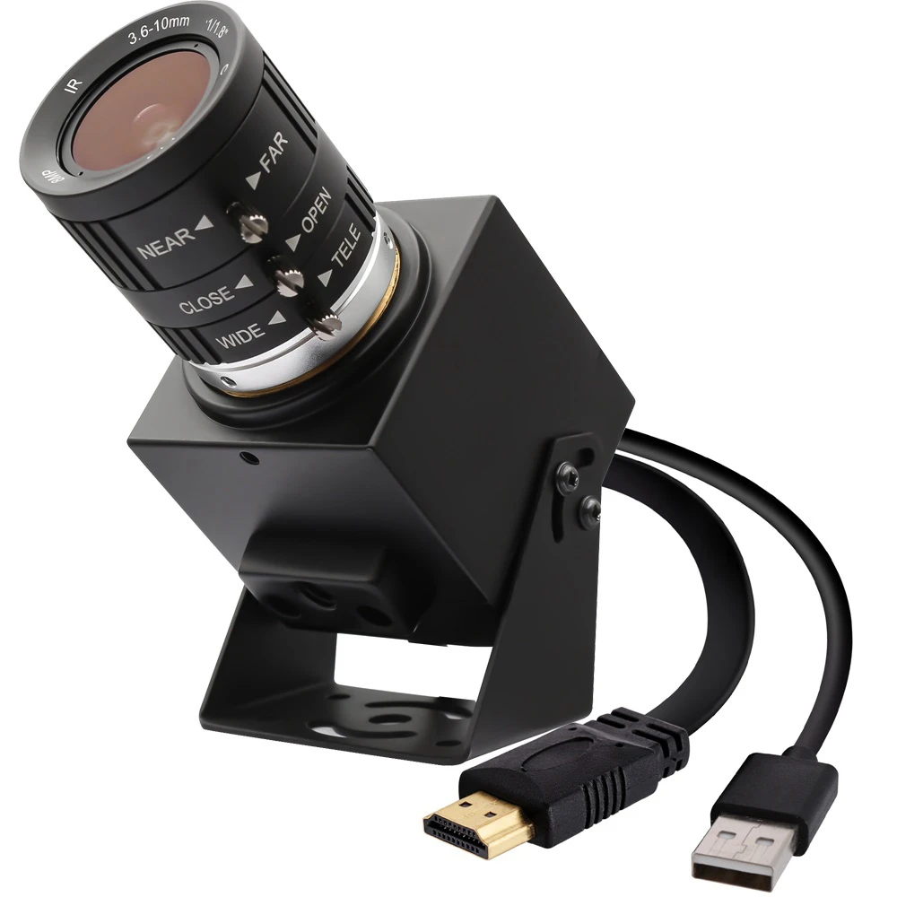 手動フォーカス付きELP-Webカメラ,産業用カメラ,HDMIとUSB,同時ライブ