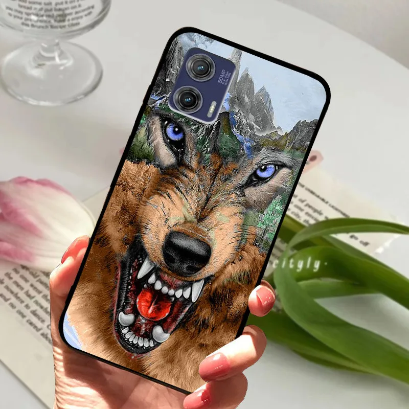 Animal Painted Soft Silicone Phone Case - Stylish Protective Back Cover and Bumper for Motorola Edge 50 Fusion