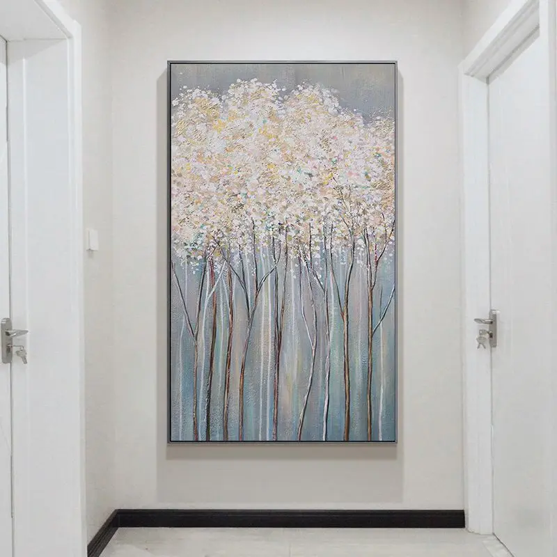 

2276950 Landscape painting hanging painting sofa background wall decoration entry porch oil painting