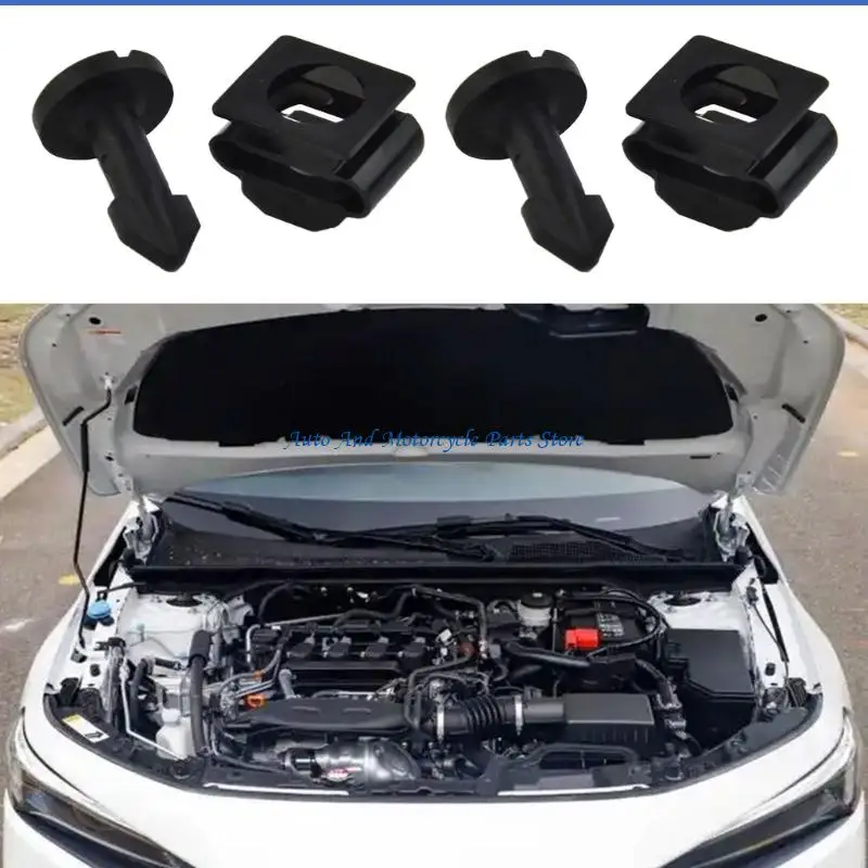 P9FD Automotive Secure Engine Cover Fasteners Clips Anti Loose Design Geeignet für die Autowartung 91501-SS8-A01 91601SS8A01 – Detail 10
