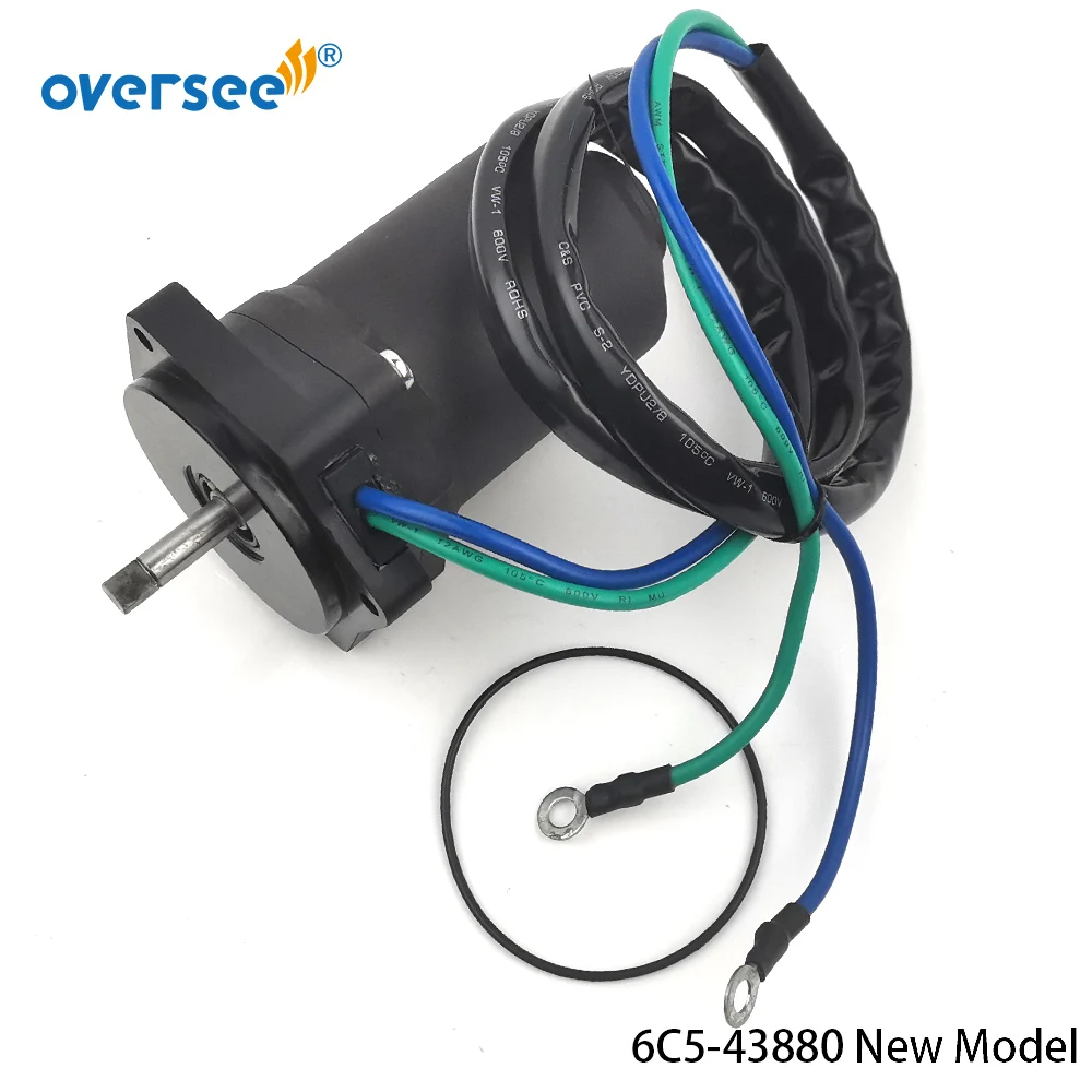 6C5-43880 New Model Power Tilt Trim Motor For 4T F40 50 60 HP Yamaha Outboard Motor F50TLR F60T 6C5-43880-00 6C5-43880-01 welly 1 18 yamaha 2020 yzf r6 motorcycle models alloy model motor bike miniature race toy for gift collection