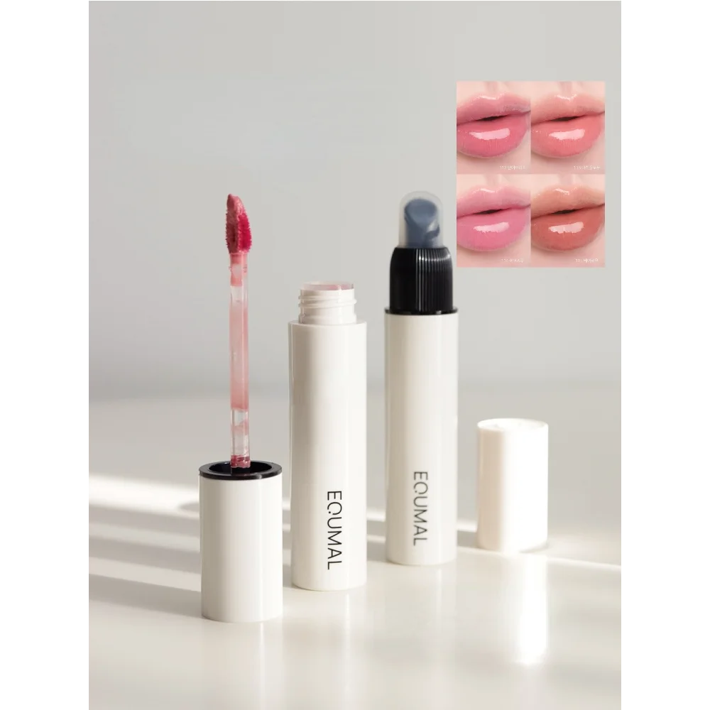 

Korea Equmal Lip Gloss Water Light Lip Glaze Lip Balm Mirror 3D Moisturizing Nourishing Long-lasting Natural Makeup Cosmetics