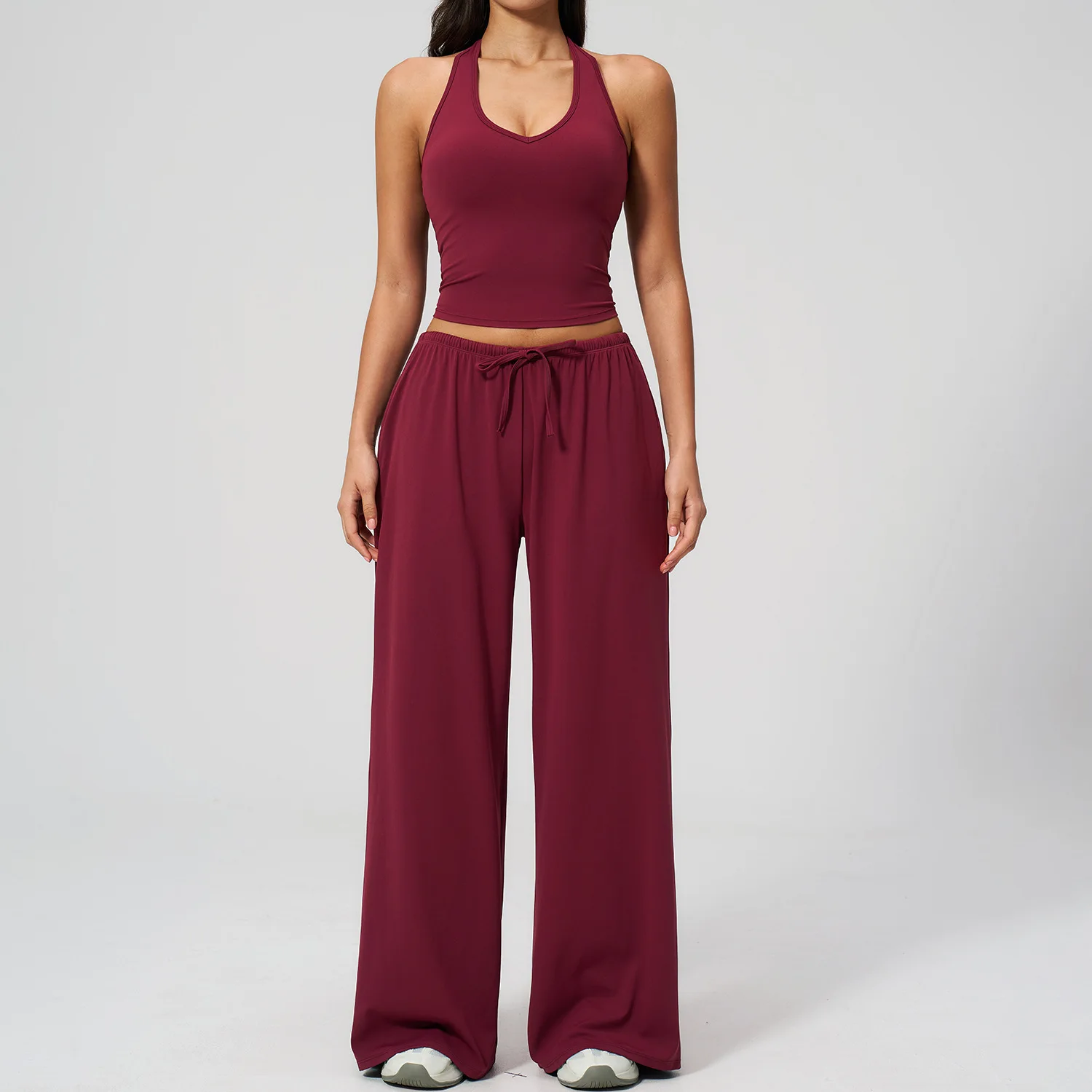Yoga Sport Outfit For Woman Fitness Women's Two Pieces Pant Sets Suits Tracksuit Sportswear Woman Gym Yoga Workout Clothes 3