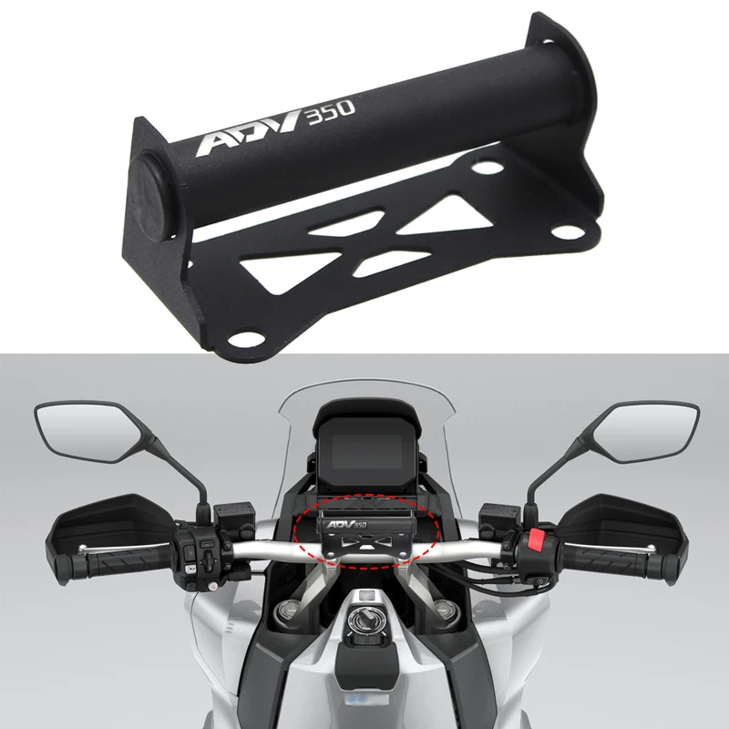 

For HONDA ADV350 Phone Holder Windshied Mount Navigation Bracket GPS Smartphone Holder ADV 350 adv350 2022 2023 Motorcycle