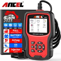 ANCEL VD700 Professional OBD2 Scanner for VW for Audi for Seat for Skoda Oil EPB SAS TPMS Reset Full System Code Reader 1