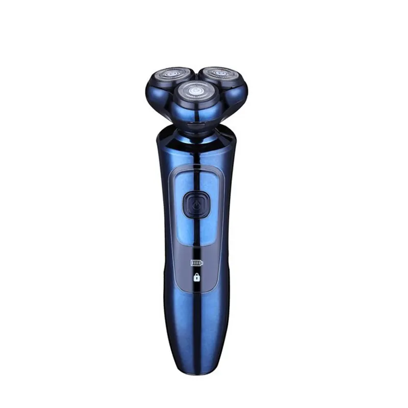Professional Mens Electric Shavers Razor 3D Beard Trimmer Rotary Facail Head Shaver for Men Sideburn Nose Trimmer Adult Razor