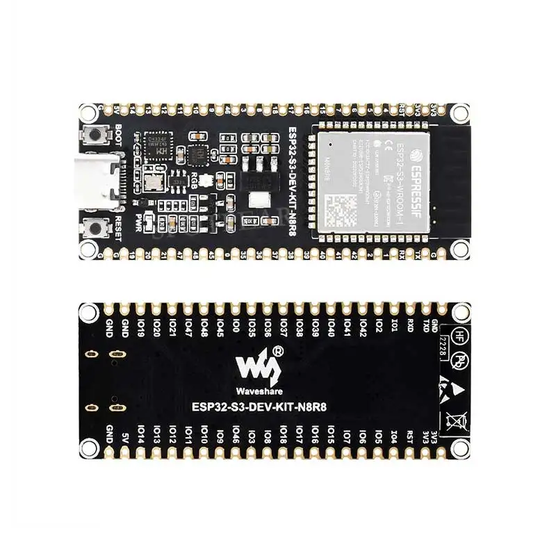 Carte De Développement Pour ESP Module AYWHP Pour ESP-DevC-S3 Avec MCU à Faible Consommation WM-1-N16R8 Avec Wi-FI Double Mode Et Connecteur Bluetooth De Type C Compatible Arduino