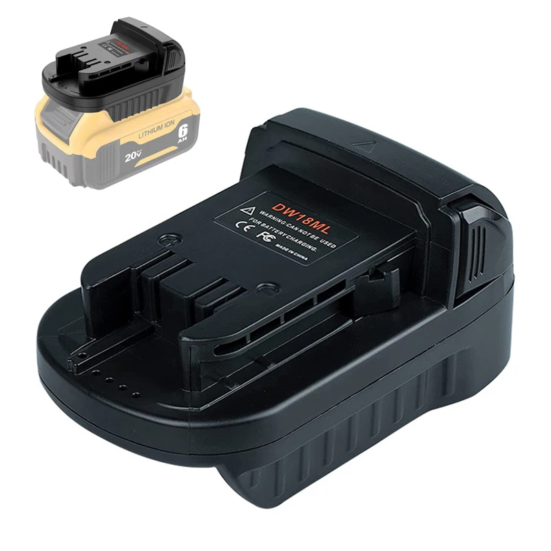 Battery Adapter Dewalt 20v Max 18v Dock Power Dw18ml Adapter Dewalt 20v 18v Aliexpress