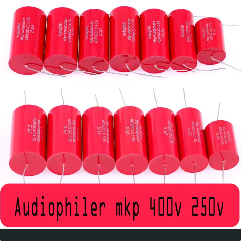 2pcs MKP audio device axial audio  250V 400V 1uf47uf 3.3UF 0.47UF 4.7UF 2.2UF 10UF 3.9UF 5.6UF 0.33UF 0.22UF 8UF 6.8UF 12UF 22UF