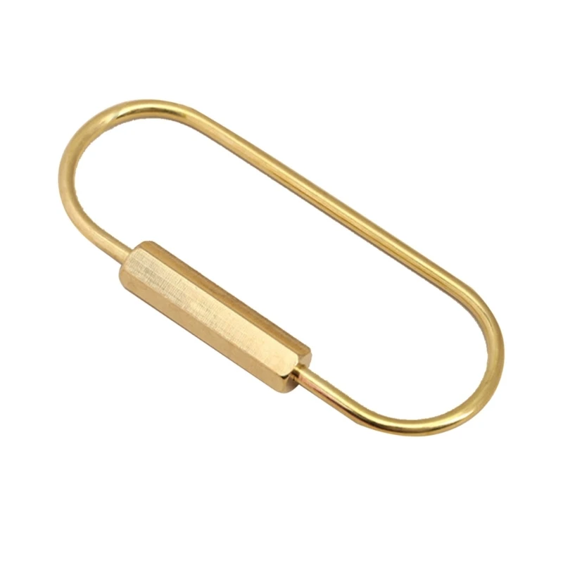 Wholesale CHGCRAFT Brass Key Chain with 3 Rings Screw Lock