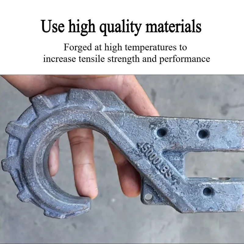 Car Winch Hook Winch Hook Heavy Duty Max 20 Ton Forged Steel 3/8