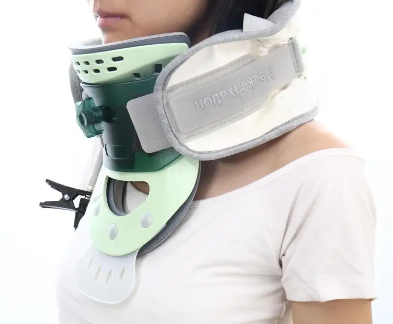 

Inflatable Neck Traction Device Ergonomic Pain Relief Height Adjustable Cervical Collar Corrector Neck Support Brace