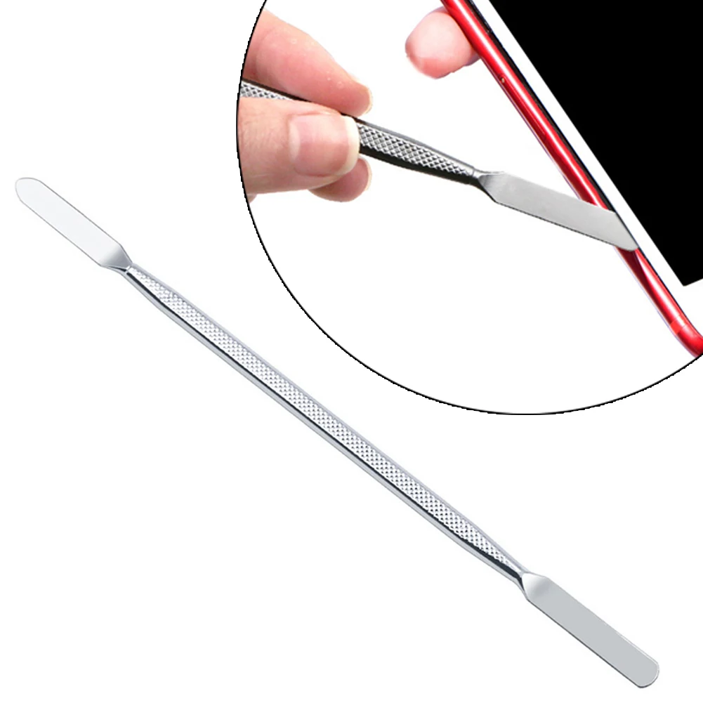Metal Pry Bar Pry Bar Metal Spudger Disassembly Crowbar Stainless Steel Crowbar Repair Opening Pry Hand Tool Phone Spudger Metal Tablet Pry Opening Repair Tools Phones Disassemble Tool
