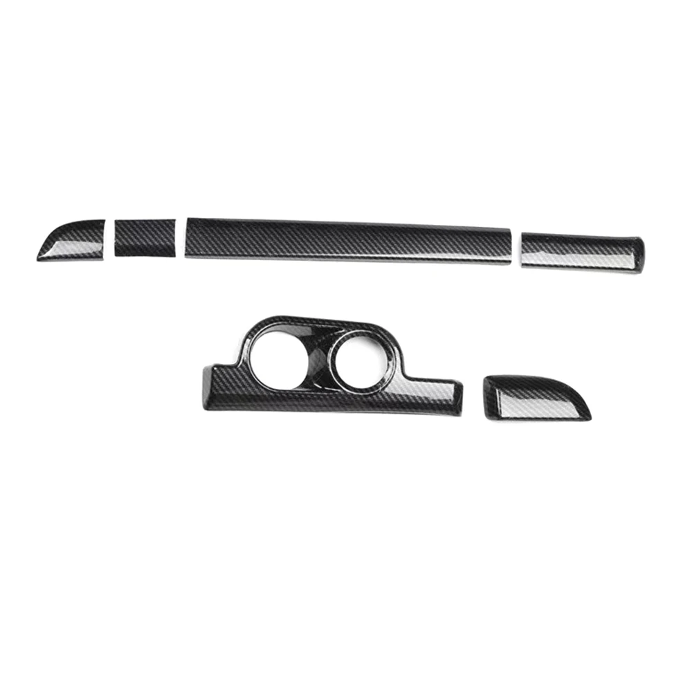 

AuRapidOne For Porsche Boxster 2013 2014 2015 Left Hand Drive Car Front Dashboard Strips Trim ABS Carbon Fiber Stickers Styling