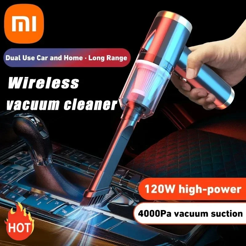 

Автомобильный пылесос Xiaomi, беспроводной ручной мощный прибор для очистки, портативный пылесос для автомобиля, бытовая техника, Новинка