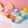 Cat Food Tray Nordic Style Ceramic Bowl Multiple Colors Pet Bowl Cat Water Bowl Cat Food Bowl Acrylic Stand Pet Supplies 6