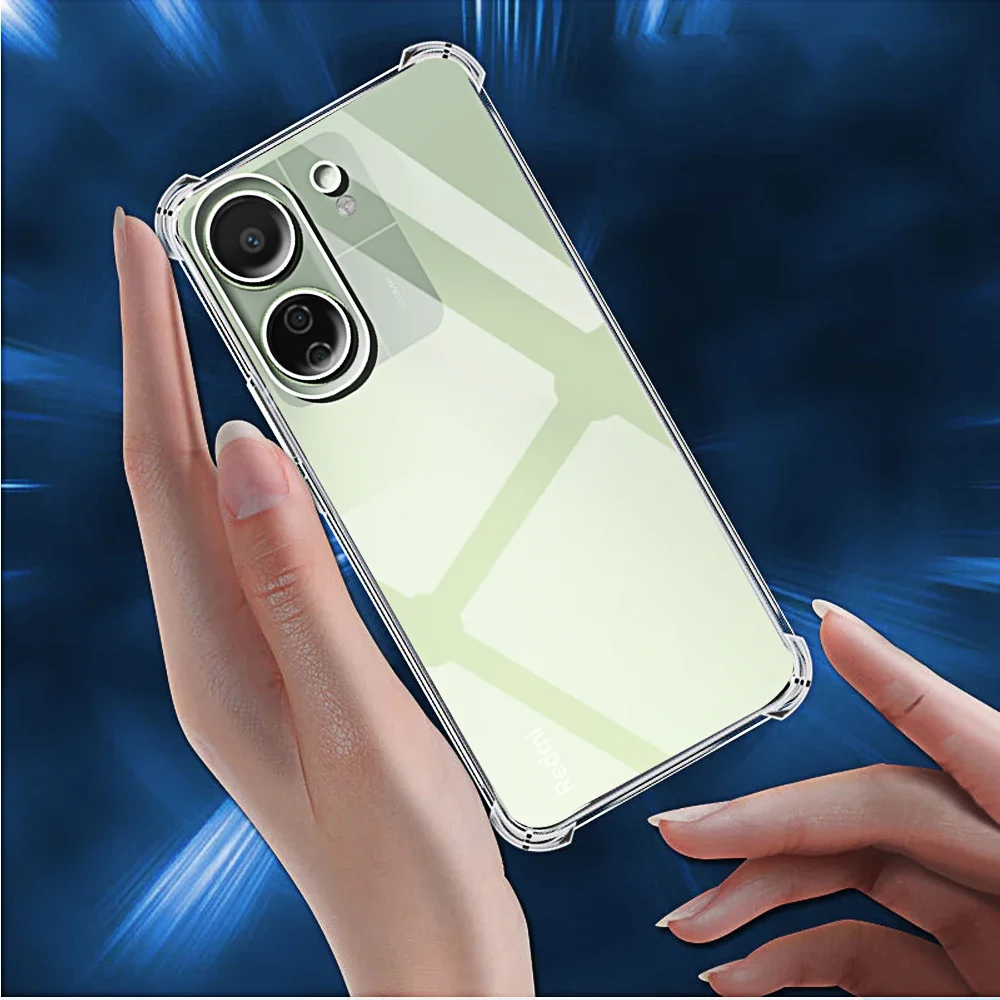 Shockproof Transparent Clear Silicone Phone Case